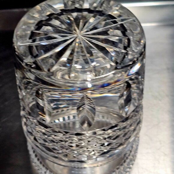 Waterford Cut Crystal Jam Honey Jar 4.5" servingware elegant luxury quality glam - Picture 6 of 13